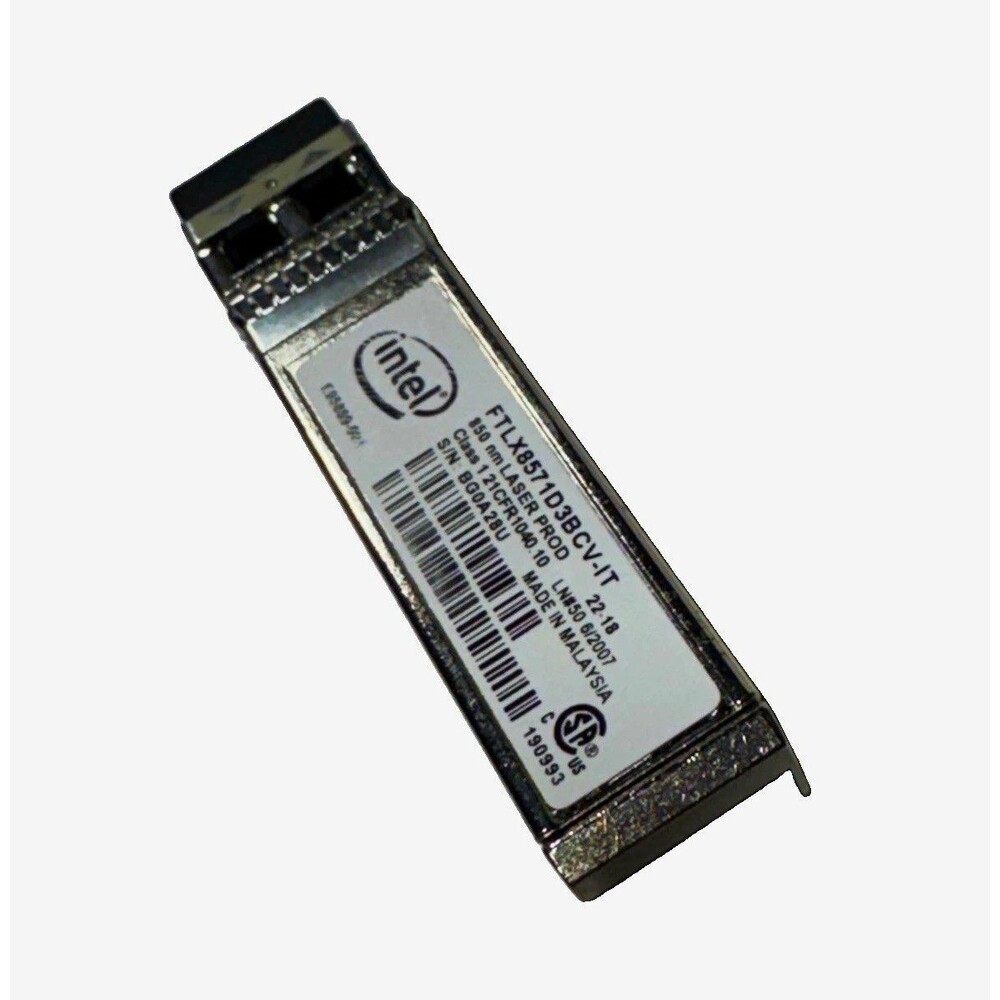 Intel E10GSFPSR 10Gbps SFP+ SR Transceiver Module FTLX8571D3BCV-IT